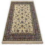 Covor Windsor 22933 Jacquard fildeş - Cadru Flori, 160x230 cm