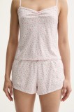 Hollister Co. pantaloni scurți de pijama culoarea bej, KI346-5036