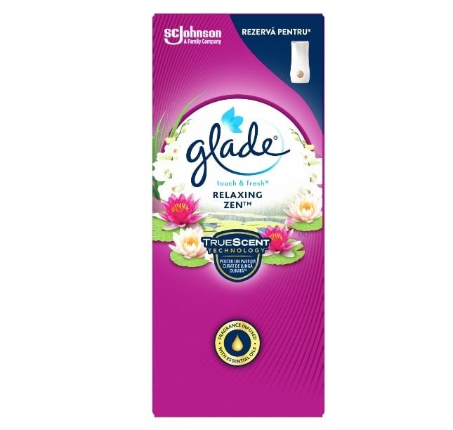 Rezerva odorizant de camera Glade touch &amp; fresh Relaxing Zen, 10 ml