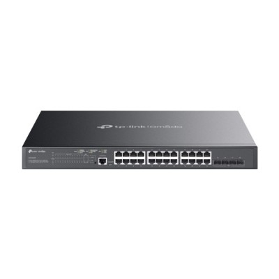 Switch 24 x RJ45 Gigabit PoE, 4 x SFP+ 10G, Buget PoE 384W, L2 Management, 1U - TP-Link Omada SG3428XMP foto