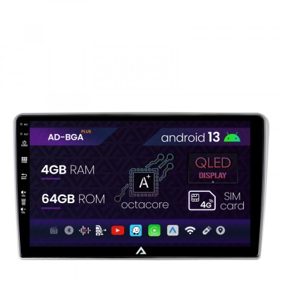 Navigatie Toyota Auris (2006-2012), Android 13, A-Octacore 4GB RAM + 64GB ROM, 9 Inch - AD-BGA9004+AD-BGRKIT091V2 foto