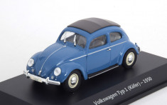 macheta volkswagen typ 1 kafer 1950 - atlas, scara 1/43, noua. foto