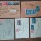 Romania 1948 5 plicuri cu francatura timbre Mihai I - Vederi si timbru IOVR
