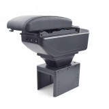 Cotieră auto universală neagră, piele ecologica, model 7H (Cotieră auto)