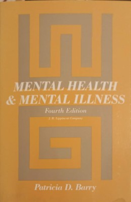 MENTAL HEALTH &amp;amp; MENTAL ILLNESS-PATRICIA D. BARRY-253002 foto