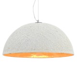 Cumpara ieftin Lampă suspendată, alb și auriu, &Oslash;50 cm, E27