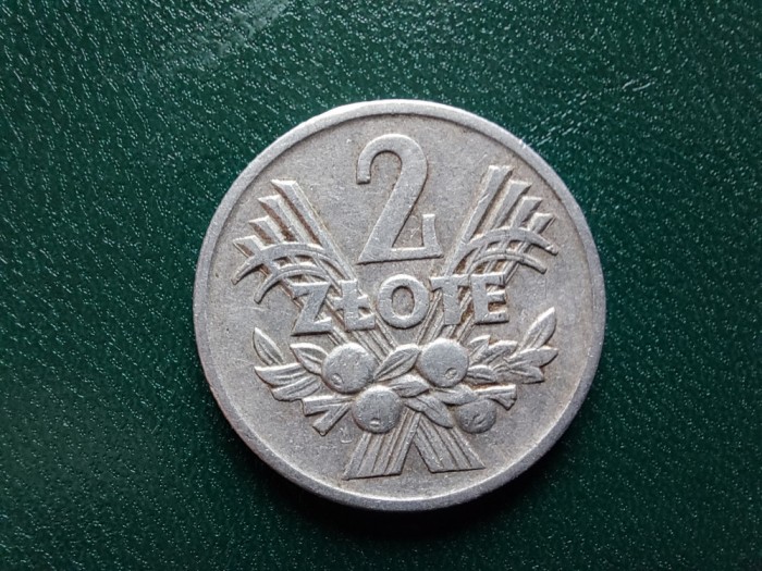 Moneda 2 zlot 1958 Polonia