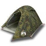 Cumpara ieftin Cort de camping cupola pentru 2 persoane, camuflaj, impermeabil