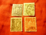 Serie mica Germania 1922 Deutsches Reich - Muncitori , 4 val.stamp, Stampilat