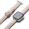 Rama pentru Apple Watch 1/2/3/4/5/6/7/8/9/SE/SE 2 (38/40/41mm) - Ringke Leather One Padded Slim - Cozy Pink