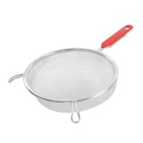 Strecuratoare inox, 16 cm - Zokura, cu maner, paste, plastic