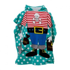 Poncho copii 60x120 cm Pirate foto