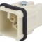 Conector HDC cu 8+7 Pinuri și Inserturi de Contact Tată