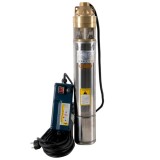 Cumpara ieftin Pompa submersibila cu panou control, IBO Polonia 4SKM-200, 1500W, 50 l/min, H refulare 125m, 20m cablu