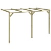 Pergola de perete, 2 x 4 x 2,2 m, lemn, DKD Home Decor