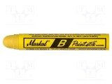 Marker solid galben PAINTSTIK B cu capăt rotund - MARKAL