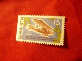 Serie Canada 1969 - 50 Ani - Primul zbor Transatlantic , 1 valoare, Nestampilat