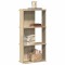 Gossi biblioteca 3 niveluri stejar sonoma 60x30x120 cm lemn prelucrat