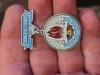 Insigna pionier de frunte aluminiu