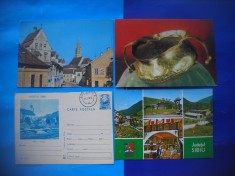HOPCT LOT 2195 SIBIU -4 CARTI POSTALE-NECIRCULATE