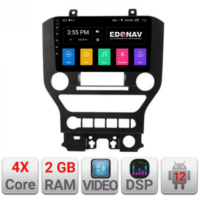 Navigatie dedicata Ford Mustang 2015-2020 A-MUSTANG-NAVI2+16 GB Android Waze USB Navigatie Internet Youtube Radio CarStore Technology