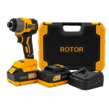 Autofiletanta cu impact pe acumulator ROTOR RSD21, 21 V /3 Ah, 240 Nm,2200 rot/min, 3400 BPM Innovative ReliableTools