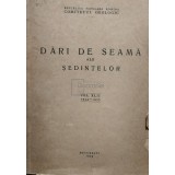 Dari de seama ale sedintelor, vol. XLII (Editia: 1959)