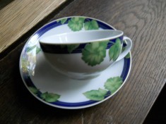 Set cafea 2 farfurioare+2 cesti portelan vintage Kronester/Bavaria