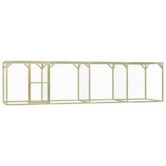 vidaXL Coteț pentru păsări, 1,5 x 6 x 1,5 m, lemn de pin tratat