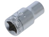 Cap tubular 6mm 1/4 6-puncte cromat GEDORE oțel scule