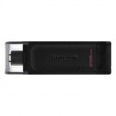 Memorie USB Kingston DataTraveler 70, 256GB, USB-C 3.2 Gen 1, Negru