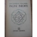 PAGINI INEDITE-DAN BARBILIAN, ION BARBU-190213