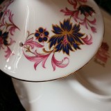 Rar Set de ceai 4 persoane portelan fin englezesc Bone China nefolosit * Livrare gratuita