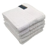 Set 3x Prosop de baie 70x130cm Model Asia Greek 480gr/mp 42584ET Alb JGR Bumbac