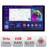 Navigatie dedicata Dacia Duster dupa 2019 N-199 Edonav ecran 13&quot; 2K 8 si 128 Android Waze USB Navigatie 4G 360 Toslink Youtube Rad CarStore Technology