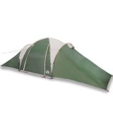 Cort de camping cupola pentru 6 persoane, verde, impermeabil