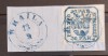 Romania 1862 - Principatele Unite pe fragment, Stampilat