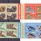 FAUNA,SPECII PERICLITATE ,3 SERII IN BLOC DE 4 CU VINIETA,Lp.2145e,MNH.ROMANIA.