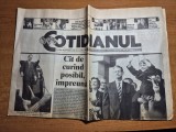 ziarul cotidianul 29 aprilie 1992 - prima vizita a regelui mihai in romania dupa revolutie