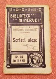 Scrieri alese. Bibl. Minerva Nr 24 din 1909 - Mumuleanu, Hrisoverghi, Cuciureanu, Alta editura