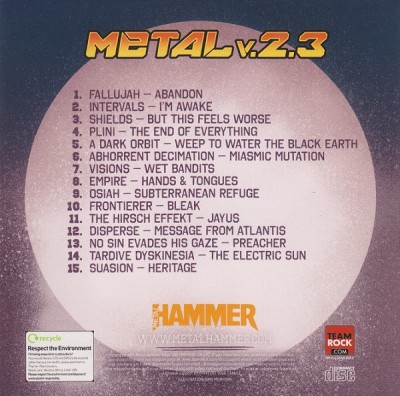 CD. COMPACT DISC AUDIO METAL V.2.3 - THE ALTERNATIVE 80 s MIXTAPE foto