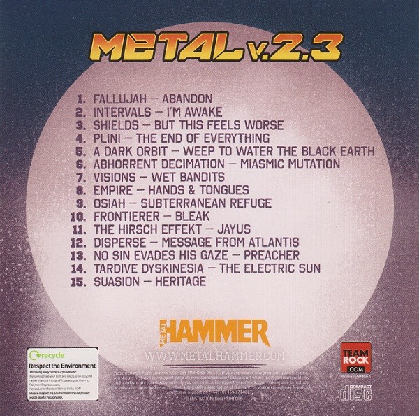 CD. COMPACT DISC AUDIO METAL V.2.3 - THE ALTERNATIVE 80 s MIXTAPE