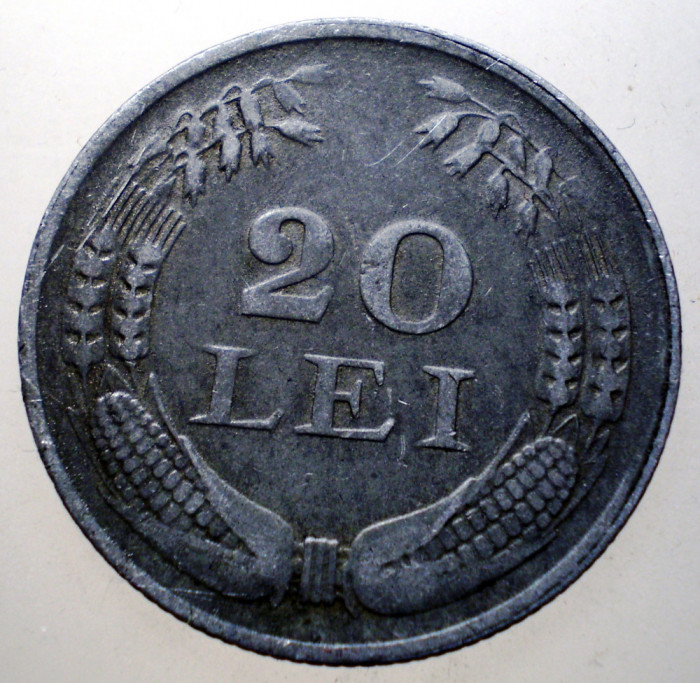 7.326 ROMANIA WWII 20 LEI 1942