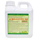 Agro Glyfo 360 1L, erbicid total sistemic, post emergent, neselectiv, glifosat (buruieni monocotiledonate si dicotiledonate, anuale si perene), Loredo