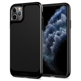 Husa Plastic - TPU Spigen Neo Hybrid Jet Black pentru Apple iPhone 11 Pro Max, Neagra 075CS27146