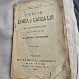 Progres Legea si causa lui si alte incercari - Herbert Spencer