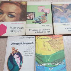 Pachet 5 cărți cosmetică: Îndreptar * Produse și folosire * Modernă * Turism...