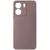Husa tip capac spate silicon TPU Matte bej-roz pentru Xiaomi Redmi 13C