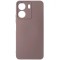 Husa tip capac spate silicon TPU Matte bej-roz pentru Xiaomi Redmi 13C