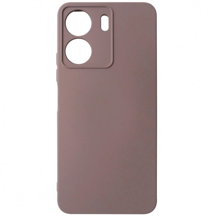 Husa tip capac spate silicon TPU Matte bej-roz pentru Xiaomi Redmi 13C